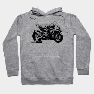 S1000RR Bike Sketch Art Hoodie